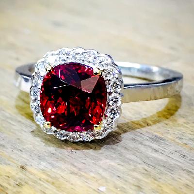 Ruby Diamond Ring 