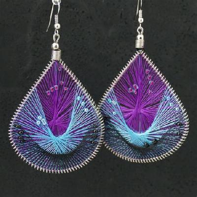 Silk Thread Earrings 