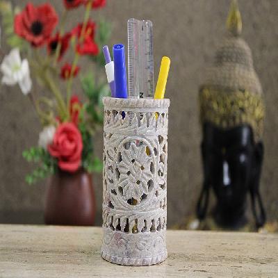 Soapstone Pen Holder