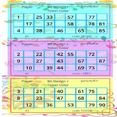 Tambola Tickets