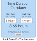 Time Calculator