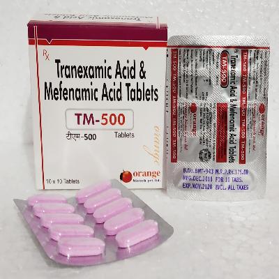 Tranexamic Acid And Mefenamic Acid Tablet