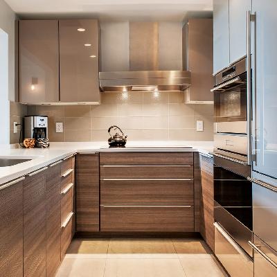 U Shape Modular Kitchen 