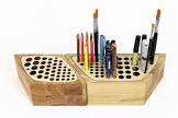 Wooden Pen Stand