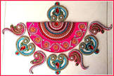 Wooden Rangoli