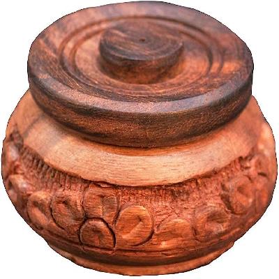 Wooden Kumkum Box