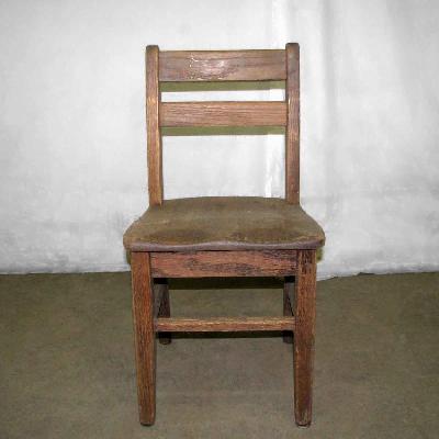 Wooden School Chair 