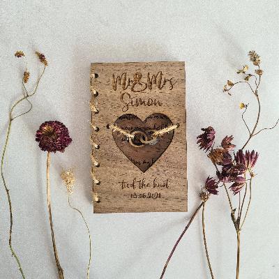 Wooden Wedding Cards 
