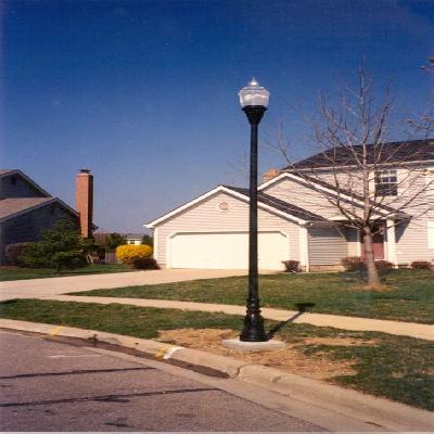 Residential Street Light Pole