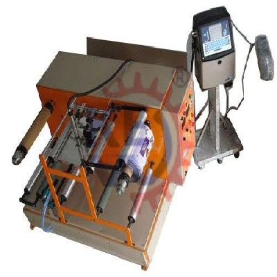 Industrial Inkjet Printer With Heavy Duty Winder Rewinder