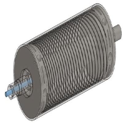 Spiral Cooling Roll