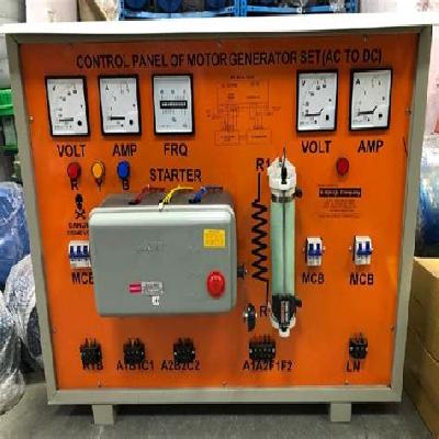 Control Panel Of Motor Generator Set