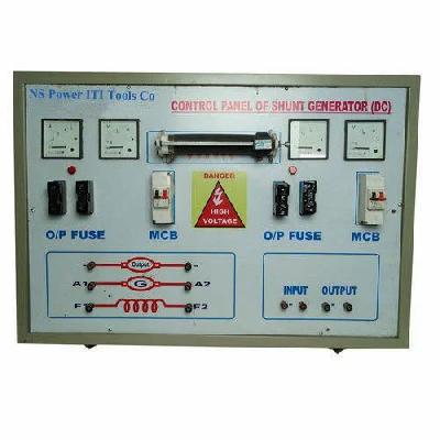 Control Panel Of Shunt Generator