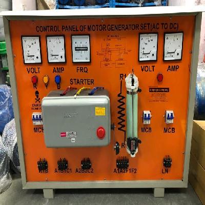 Control Panel Of Motor Generator Set (DC to AC )