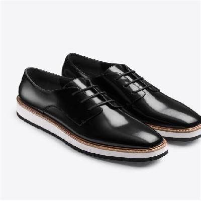 Black Leather Loafer