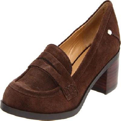 Brown Girls Loafer Shoes