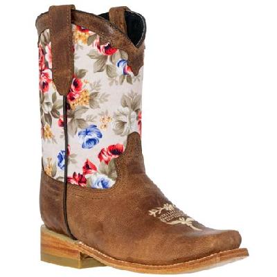 Kids Brown Leather Boot