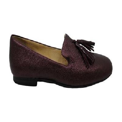 Purple Girls Loafer Shoes