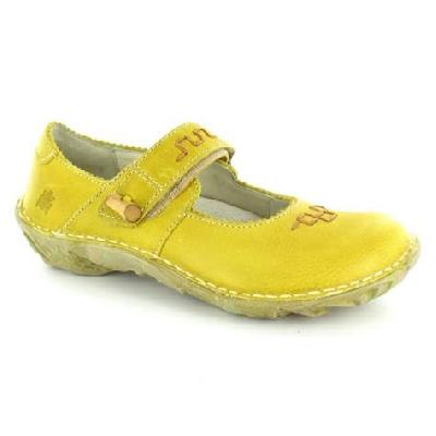 Yellow Leather Casual Shoes