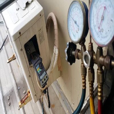 Gas charging window AC