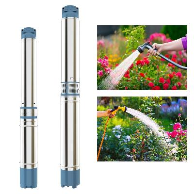 V4 Water Filled Motor Borewell Submersible Pump
