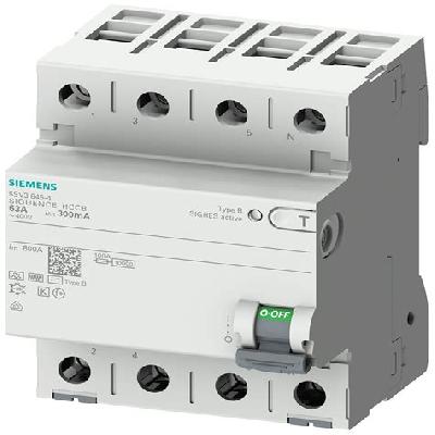 Siemens 40A Four Pole RCCB