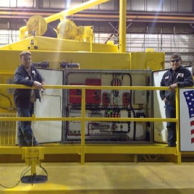 Crane and hoist panel