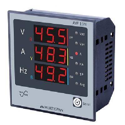 3 Phase Panel Meter AVF Meter