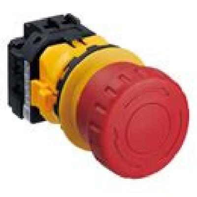 IDEC  XN Series Emergency Stop Switches 30mm, 4 Contact Emergency Stop Padlockable Mushroom