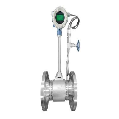 Vortex Flowmeter with Temperature and Pressure Compensation