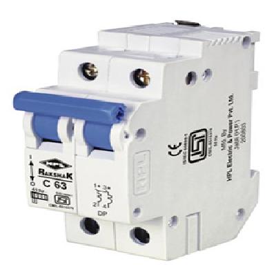 HPL Rakshak C40 Double Pole MCB