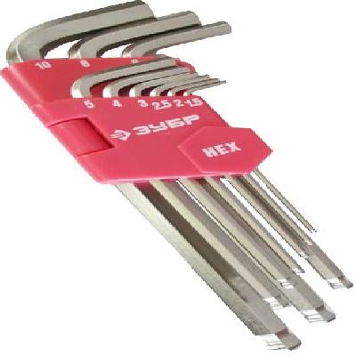 Long Ball Point Hex Key Wrench Set