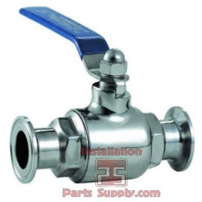 Two PC Ball Valve Clamp End