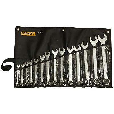 Stanley 1-87-038 14 Pieces Metric Combination Slimline Spanner Set