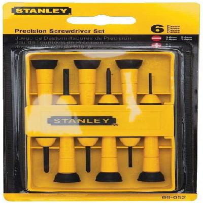 Stanley 6 PC Precision Screwdriver Set