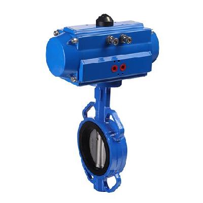 Cast Iron Butterfly Valve Wafer Type (Pneumatic Actuator )