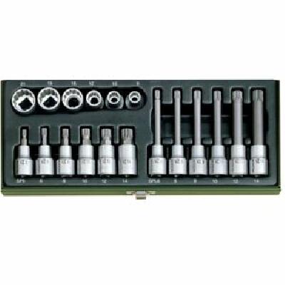 18-Piece Special Set For XZN Multi-toothed Screws.
