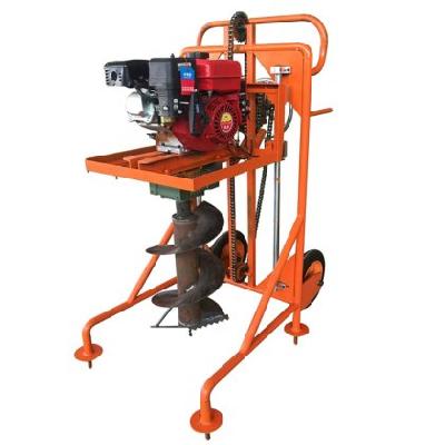 Trolley Type Earth Auger Machine