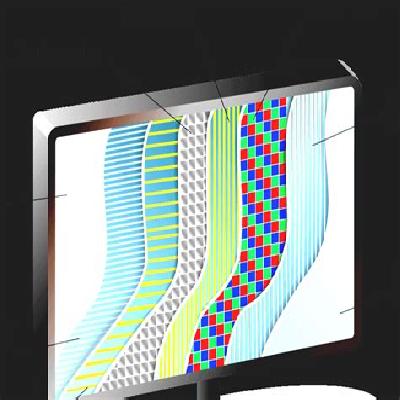 Large Liquid Crystal Display