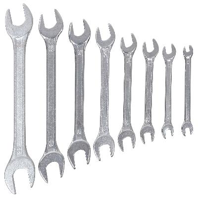 Double End Open Spanner Set