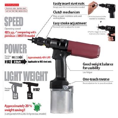 Nut Rivet Setter (Pneumatic) N1A2