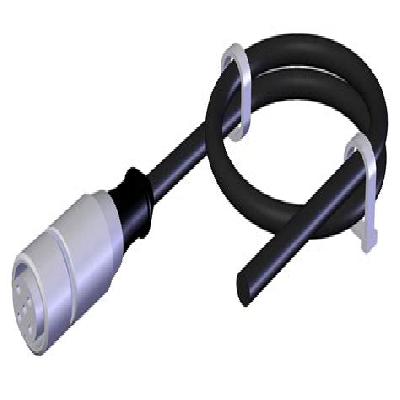 Connection cable with straight plug connector M12  Euchner