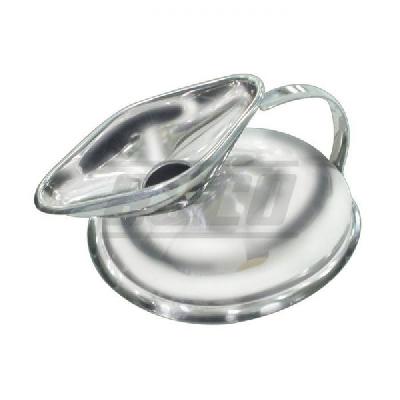 Bedpan Female Ss With Cover