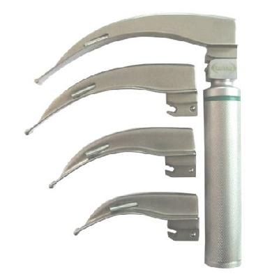 Laryngoscope Adult Set With 4 Blade Curved Macintosh