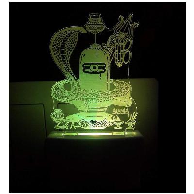 Ajanta Shankar Bhagwan Shiv Shankar Code 2071 3D Night Lamp