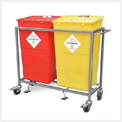 Mild Steel Garbage Trolley