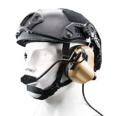Helmet With Ear Muff
