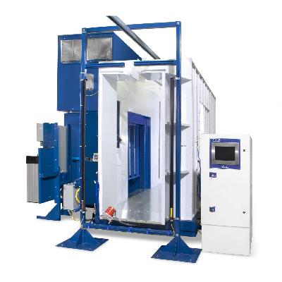 Industrial Powder Coating Booth