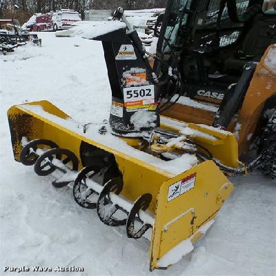Skid Steer With Snow Blower