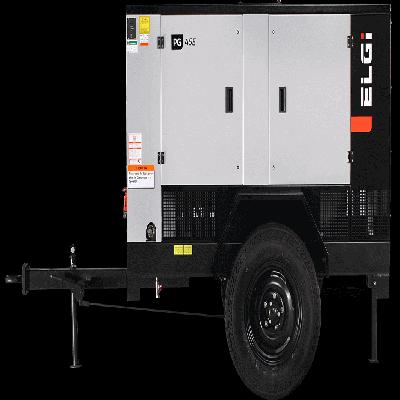 Trolley Mounted Portable Air Compressor